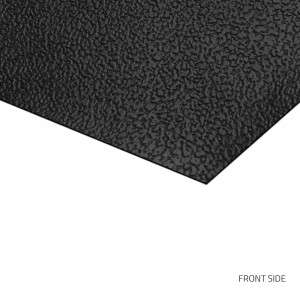 Adam Hall Hardware 0155 - Imitacja skóry "Cayman" - tłoczona, czarna, z podkładem z tkaniny