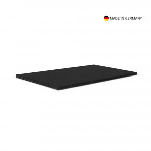 Adam Hall Hardware 0568SCB - Czarny panel polipropylenowy Adam Hall SolidCore®, 6,6 mm, 2500 × 1250 mm