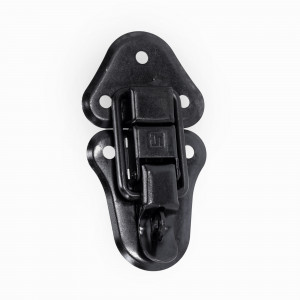 Adam Hall Hardware 1602 BLK - Zamek średni natynkowy KTL, czarny