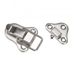 Adam Hall Hardware 1607 AH - Zamek przykręcany, średni, niklowany, w woreczku