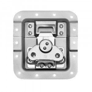 Adam Hall Hardware 172531 - Zamek motylkowy, krótki, zagięty, głębokość: 14 mm