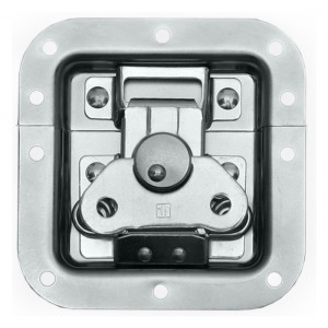 Adam Hall Hardware 17280 - Zamek motylkowy, średni, niezagięty, głębokość: 14 mm