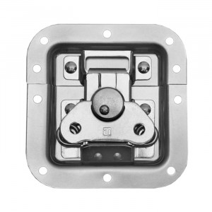 Adam Hall Hardware 17281 - Zamek motylkowy, średni, niezagięty, głębokość: 12 mm