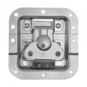 Adam Hall Hardware 17283 - Zamek motylkowy, średni, częściowo zagięty, głębokość: 12 mm