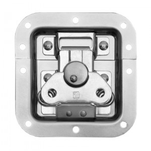 Adam Hall Hardware 17285 - Zamek motylkowy, średni, niezagięty, głębokość: 9 mm