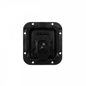 Adam Hall Hardware 17302 BLK - Zamek motylkowy, duży, głębokość: 14 mm, czarny