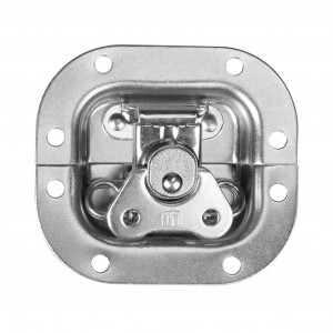 Adam Hall Hardware 17373 S - Mały zatrzask motylkowy, sprężynowy, w małej miseczce o głębokości 9,8 mm