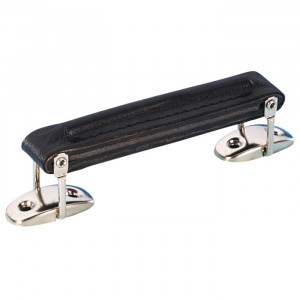 Adam Hall Hardware 3416 - Skórzany uchwyt walizki w kolorze czarnym