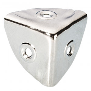 Adam Hall Hardware 4008 - Narożnik, mały, niklowany