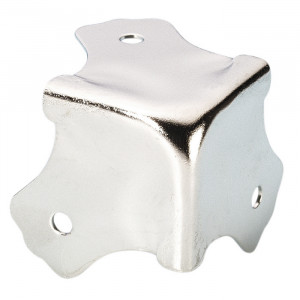 Adam Hall Hardware 4012 - Narożnik, trójramienny, niklowany