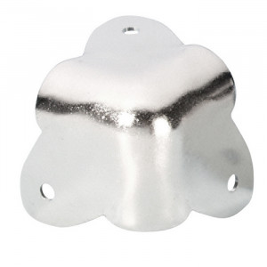 Adam Hall Hardware 4020 - Narożnik, trójramienny, niklowany