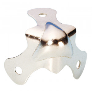 Adam Hall Hardware 4030 - Narożnik kulkowy, trójramienny, niklowany