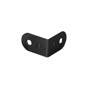 Adam Hall Hardware 4040 BLK - Narożnik L mały ocynkowany, czarny