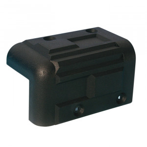 Adam Hall Hardware 4071 - Profil kątowy do głośników, tworzywo sztuczne, możliwość ułożenia w stos, czarny