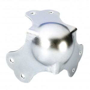 Adam Hall Hardware 41012 - Narożnik kulkowy, duży, trójramienny, wersja ciężka