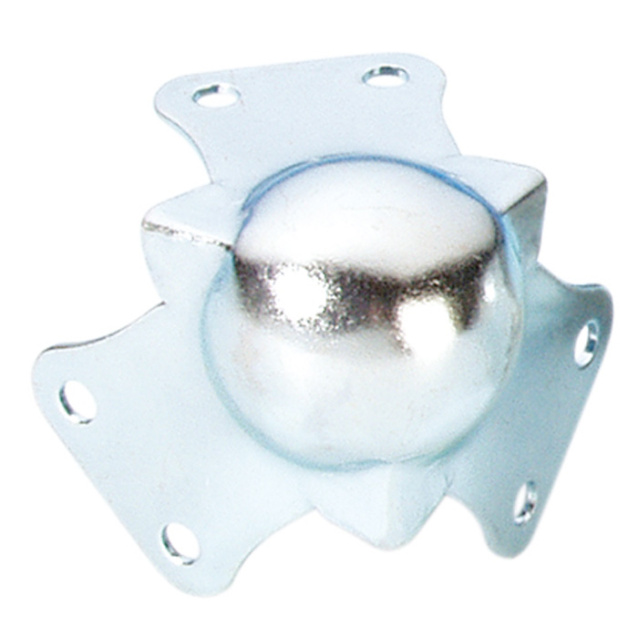 Adam Hall Hardware 4112 - Narożnik kulkowy, mały, trójramienny, liczba otworów: 6