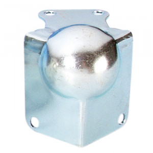 Adam Hall Hardware 4114 - Narożnik kulkowy, mały, zintegrowany z profilem L