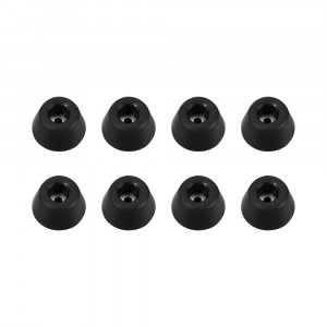 Adam Hall Hardware 4901 M8 AH - Komplet ośmiu nóżek gumowych, 30 x 15 mm, w woreczku