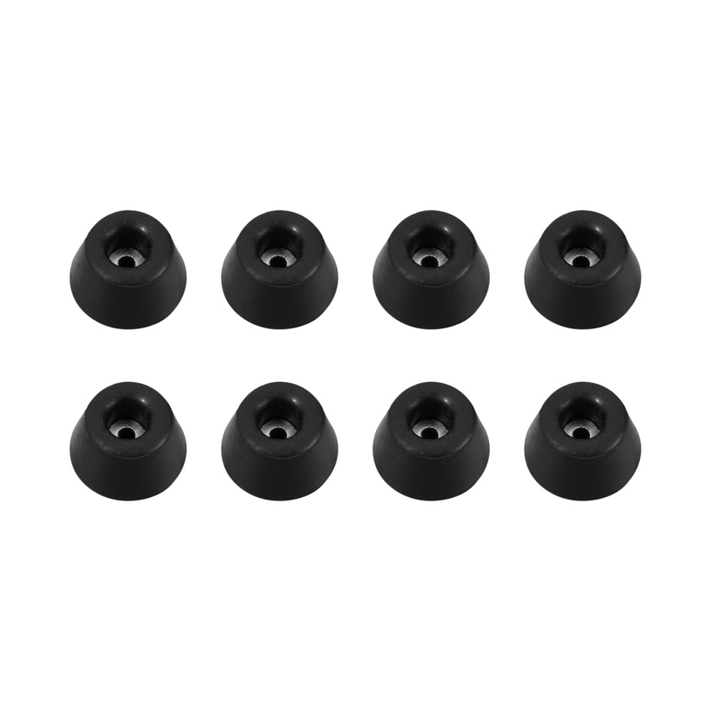 Adam Hall Hardware 4901 M8 AH - Komplet ośmiu nóżek gumowych, 30 x 15 mm, w woreczku