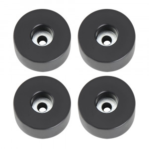 Adam Hall Hardware 4909 M4 AH - Komplet czterech nóżek gumowych, 38 x 20 mm, w woreczku