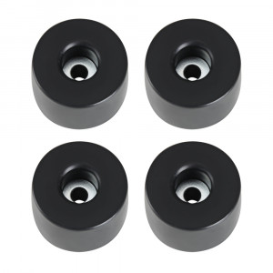 Adam Hall Hardware 4911 M4 AH - Komplet czterech nóżek gumowych, 38 x 25 mm, w woreczku