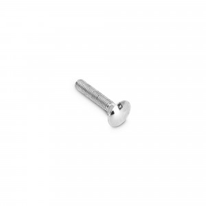 Adam Hall Hardware 54M6X20F - Śruba zamkowa z łbem grzybkowym z podsadzeniem M6 × 20 mm, stal ocynkowana, DIN 603