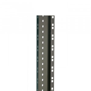 Adam Hall 19" Parts RACK RAIL 45 BLACK DOUBLE - Szyna rack, podwójna, czarna, 45U
