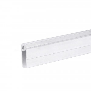 Adam Hall Hardware 6302 - Aluminiowy, hybrydowy profil zamykający do materiału o grubości 7 mm