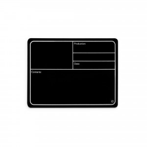 Adam Hall Hardware 88001 M BLACK - Magnetyczna plastikowa etykieta do etykietowania 177 x 127 mm, czarny