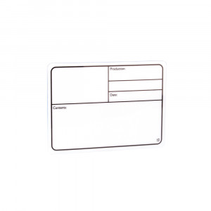 Adam Hall Hardware 88001 - Samoprzylepna etykieta na opis z tworzywa sztucznego, biała, 177 x 127 mm