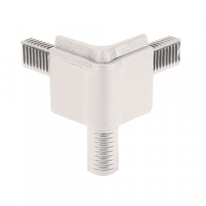 Adam Hall Hardware Q 4502 MAG - Narożnik do profilu zamykającego, męski, aluminiowoszary